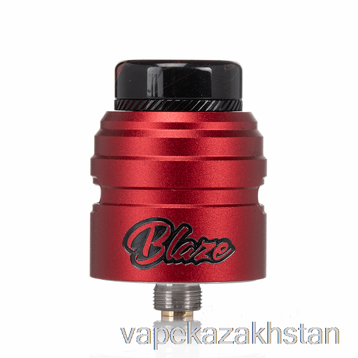Vape Smoke Thunderhead Creations Blaze Solo 24mm BF RDA Red